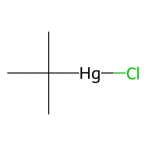 tert-Butylmercuric chloride structure