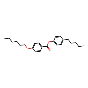4-(己氧基)苯甲酸4-戊基苯酯 structure
