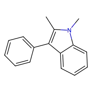 1,2-Dimethyl-3-phenyl-1h-indole structure
