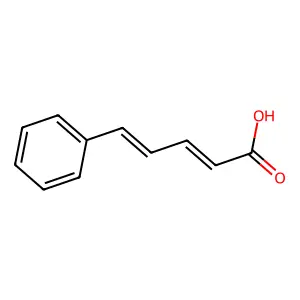 (2E,4Z)-5-phenylpenta-2,4-dienoic acid structure