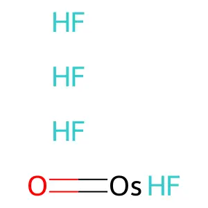 Osmium oxide tetrafluoride structure
