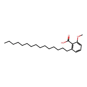 2-Methoxy-6-pentadecylbenzoic acid structure