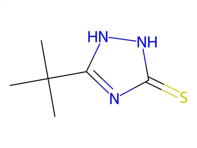 3-tert-Butyl-1H-1,2,4-triazole-5-thiol structure