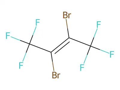 2,3-Dibromohexafluoro-2-butene structure