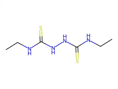1-Ethyl-3-(ethylcarbamothioylamino)thiourea structure