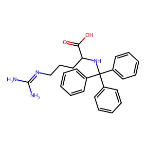 N2-trityl-L-arginine structure