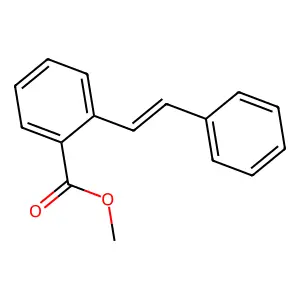 methyl 2-[(E)-2-phenylvinyl]benzoate structure