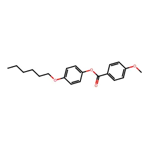 4-(Hexyloxy)phenyl 4-methoxybenzoate structure
