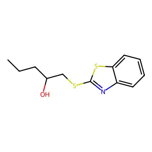 N-n-butyl-n-hexylamine structure