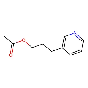 3-Pyridinepropanol, 3-acetate structure