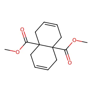 Dimethyl 1,4,5,8-tetrahydronaphthalene-4a,8a-dicarboxylate structure