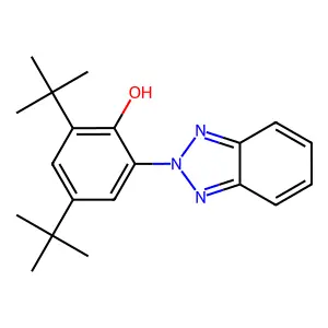 2-(2'-Hydroxy-3'5-di-tert-butylphenyl) benzotriazole structure
