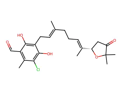 Asofuranone structure