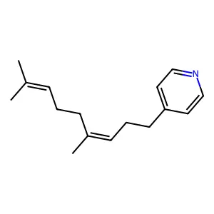 4-(4,8-Dimethylnona-3,7-dienyl)pyridine structure