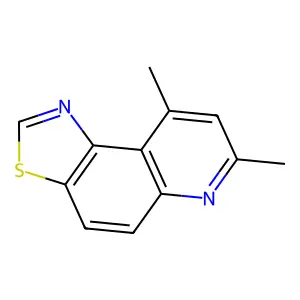 Thiazolo[4,5-f]quinoline, 7,9-dimethyl- structure