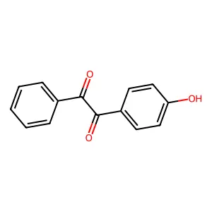 1-(4-Hydroxyphenyl)-2-phenylethane-1,2-dione structure