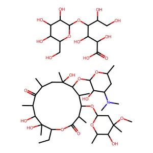 Erythromycin Lactobionate structure