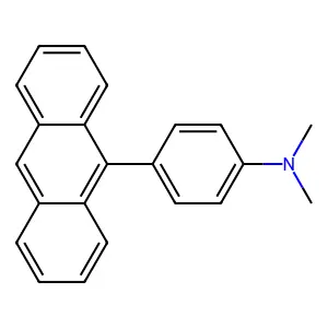 9-(4-Dimethylaminophenyl)anthracene structure