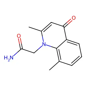 2-(2,8-dimethyl-4-oxoquinolin-1(4H)-yl)acetamide structure