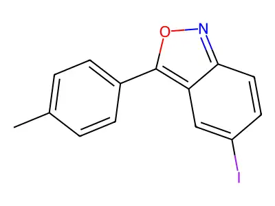 5-Iodo-3-(p-tolyl)benzo[c]isoxazole structure