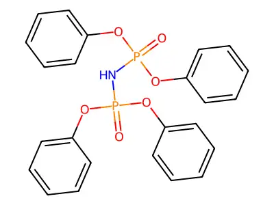 Imidodiphosphoric acid, tetraphenyl ester structure