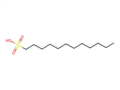 Dodecanesulfonate ion structure