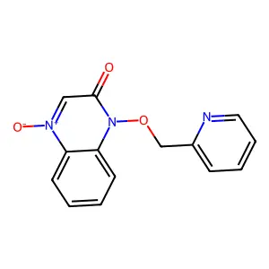 4-Oxido-1-(pyridin-2-ylmethoxy)quinoxalin-4-ium-2-one structure