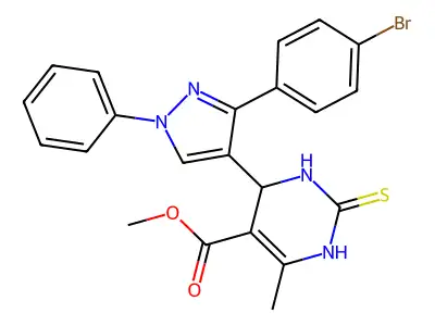 C22H19BrN4O2S structure