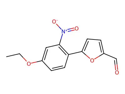 5-(4-Ethoxy-2-nitrophenyl)furan-2-carbaldehyde structure