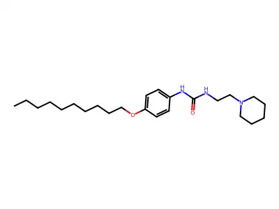 1-(4-Decoxyphenyl)-3-(2-piperidin-1-ylethyl)urea structure