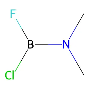 Dimethylaminofluorochloroborane structure