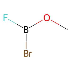 Methoxybromofluoroborane structure