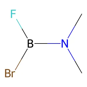 1-Bromo-1-fluoro-N,N-dimethylboranamine structure
