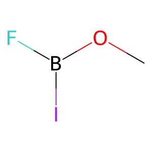 Fluoroiodomethoxyborane structure