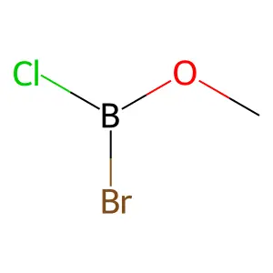 Methoxybromochloroborane structure