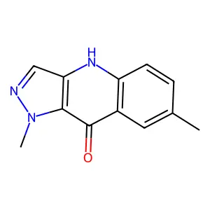 1,7-dimethyl-4H-pyrazolo[4,3-b]quinolin-9-one structure