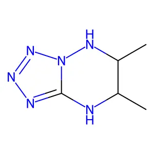6,7-Dimethyl-5,6,7,8-tetrahydrotetrazolo[1,5-b][1,2,4]triazine structure