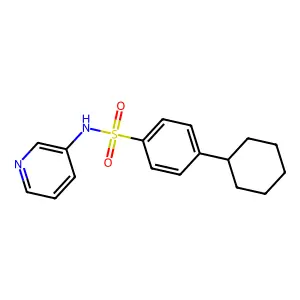 4-Cyclohexyl-N-pyridin-3-yl-benzenesulfonamide structure
