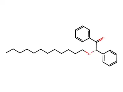 Ethanone, 2-(dodecyloxy)-1,2-diphenyl- structure