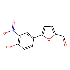 5-(4-Hydroxy-3-nitrophenyl)furan-2-carbaldehyde structure