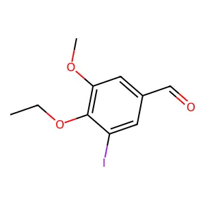 4-Ethoxy-3-iodo-5-methoxybenzaldehyde structure