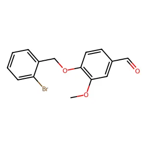 4-[(2-Bromobenzyl)oxy]-3-methoxybenzaldehyde structure