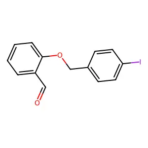 2-[(4-Iodobenzyl)oxy]benzaldehyde structure