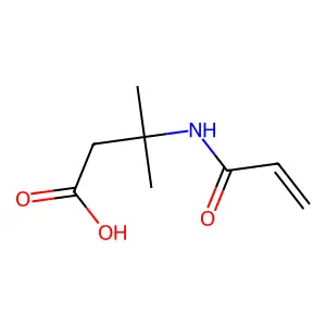 3-Acrylamido-3-methylbutyric acid structure