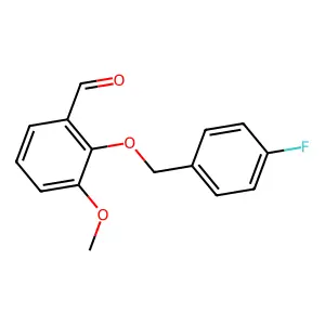 2-[(4-Fluorobenzyl)oxy]-3-methoxybenzaldehyde structure