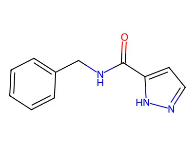 N-苄基-1H-吡唑-5-甲酰胺 structure
