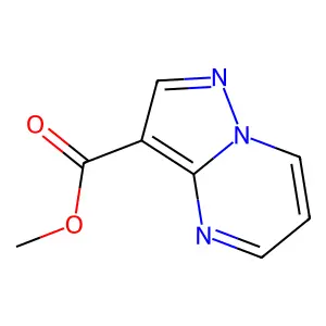 Methyl pyrazolo[1,5-a]pyrimidine-3-carboxylate structure