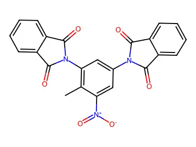 1H-Isoindole-1,3(2H)-dione, 2,2'-(4-methyl-5-nitro-1,3-phenylene)bis- structure