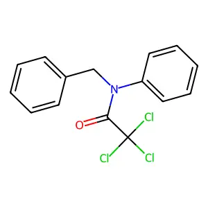 N-Benzyl-2,2,2-trichloroacetanilide structure