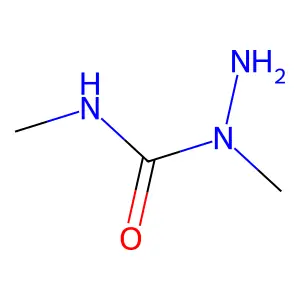 N,1-Dimethylhydrazine-1-carboxamide structure